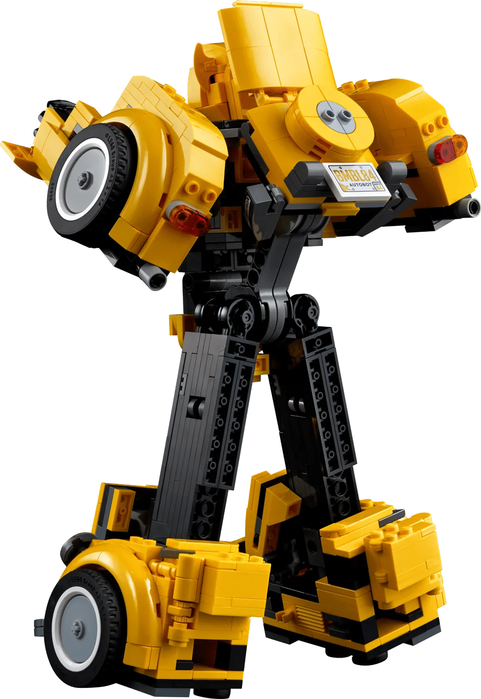 Robot pose showing the articulated arms and jetpack.