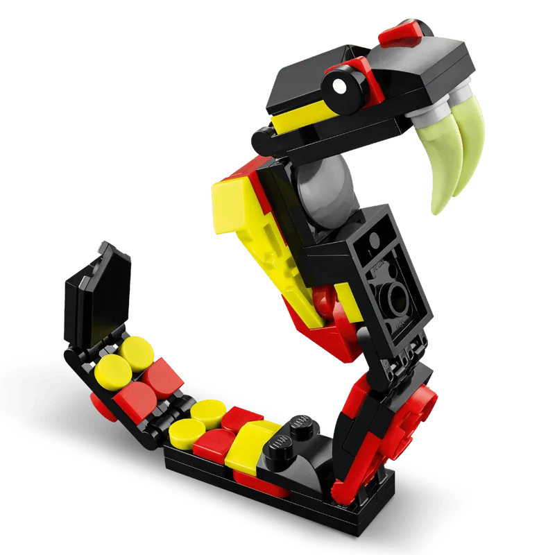 The snake is another alternative build, not an additional included animal.