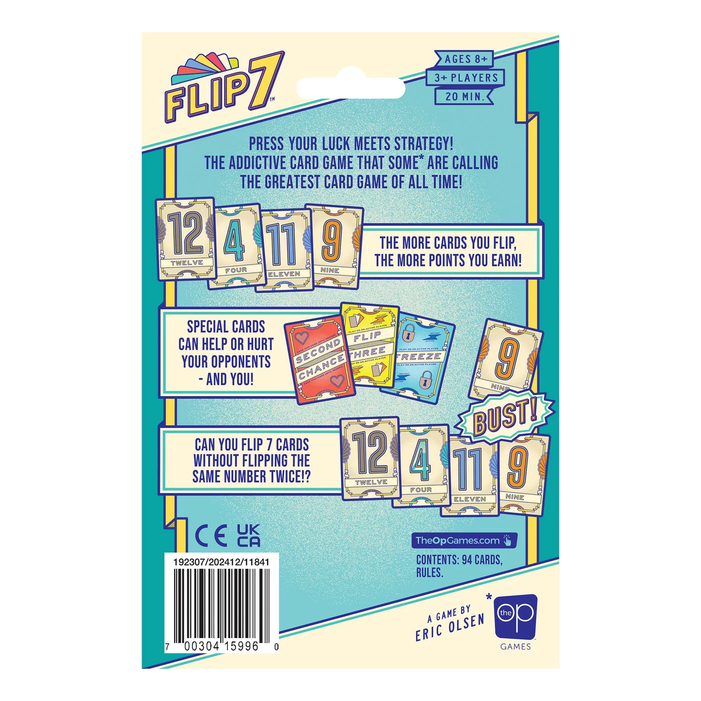 Back of the standard second-edition pack.