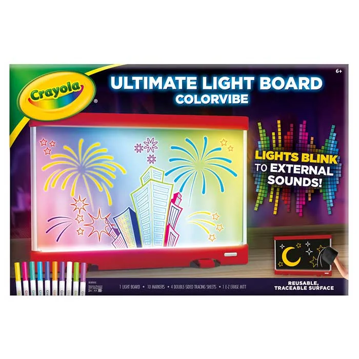 Red ColorVibe retail packaging showing the included markers and tracing sheets.