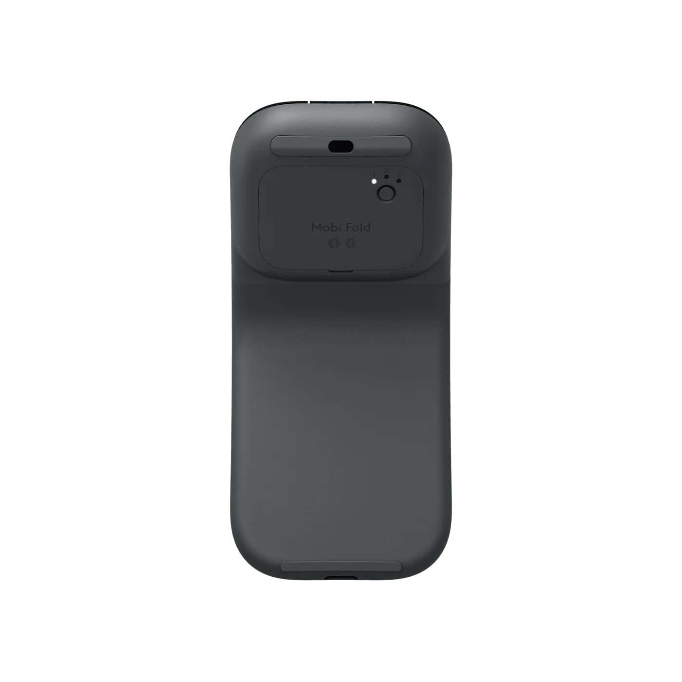 Underside view shows the controls and charging-port area.