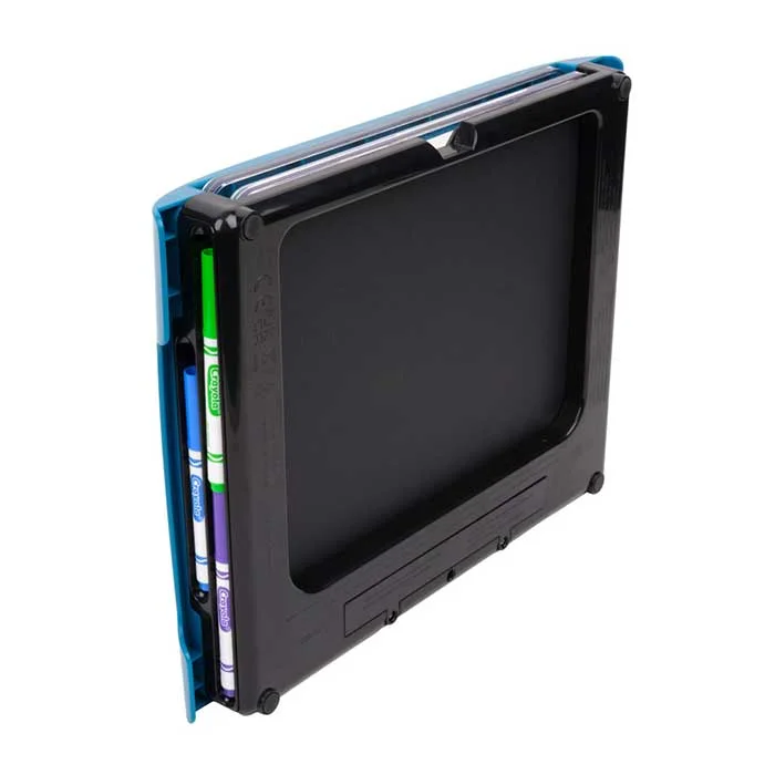 Back of the board with its supporting stand.