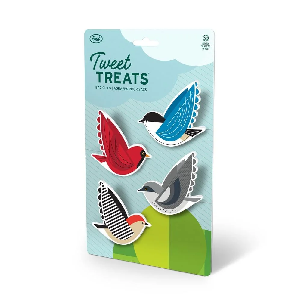 Tweet Treats Bird Bag Clips, Set of Four — manufacturer reference view 4
