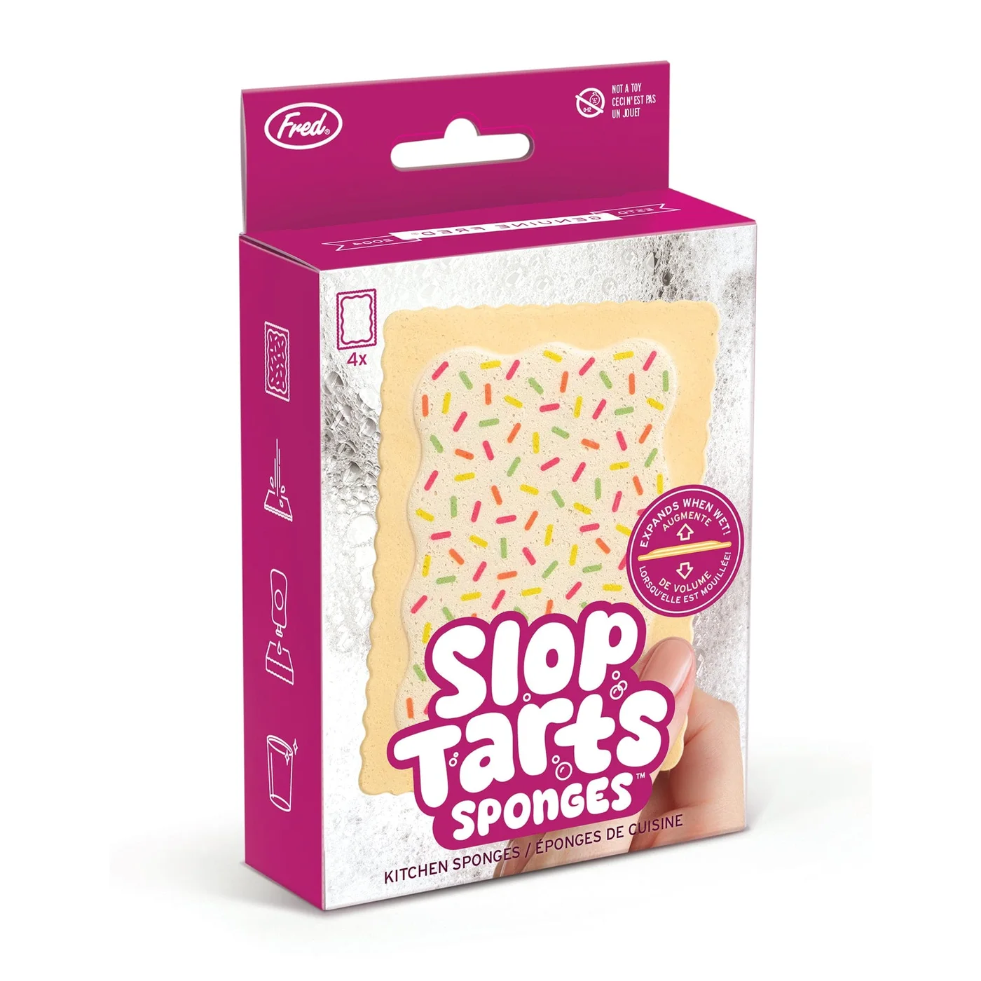 Slop Tarts Compressed Sponges Set of Four — manufacturer reference view 5