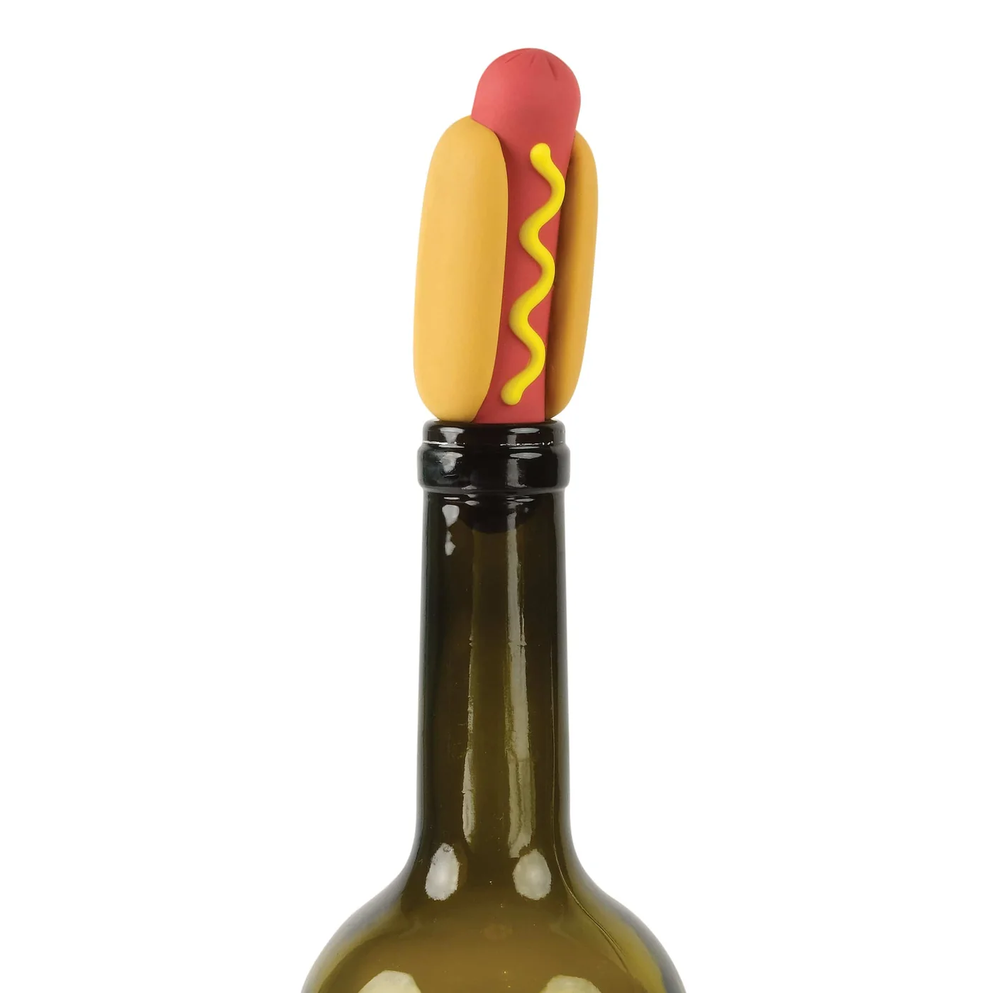 Wine Wiener Hot Dog Bottle Stopper — manufacturer reference view 2