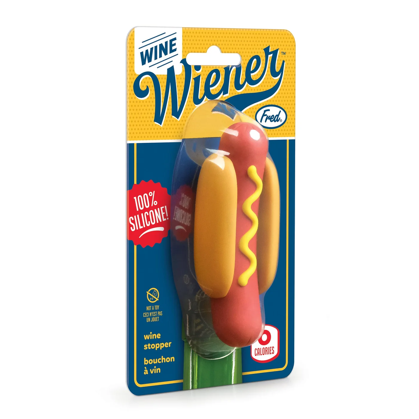 Wine Wiener Hot Dog Bottle Stopper — manufacturer reference view 5
