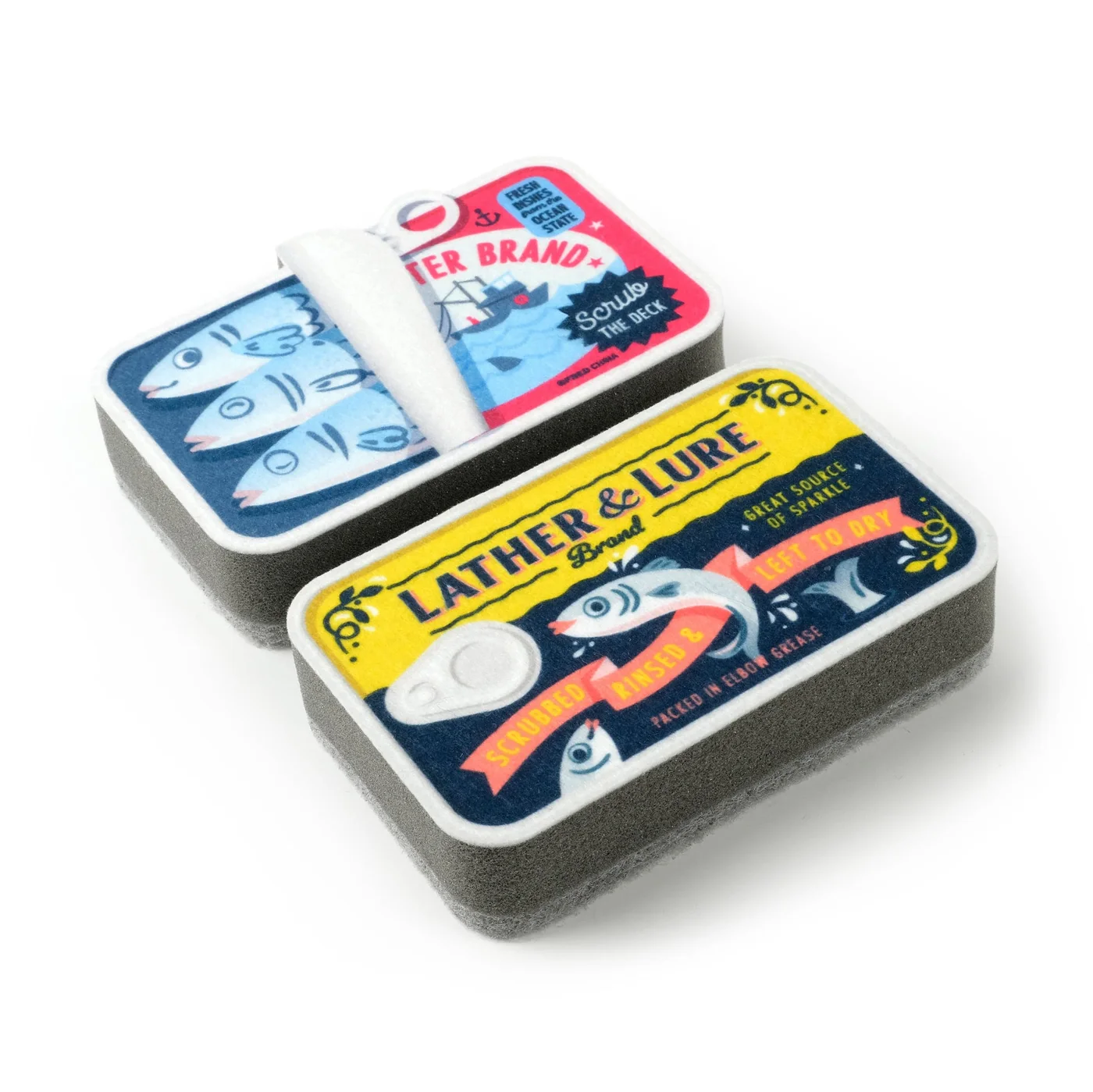Tidy Tins Sardine Sponges, Set of Two — manufacturer reference view 1