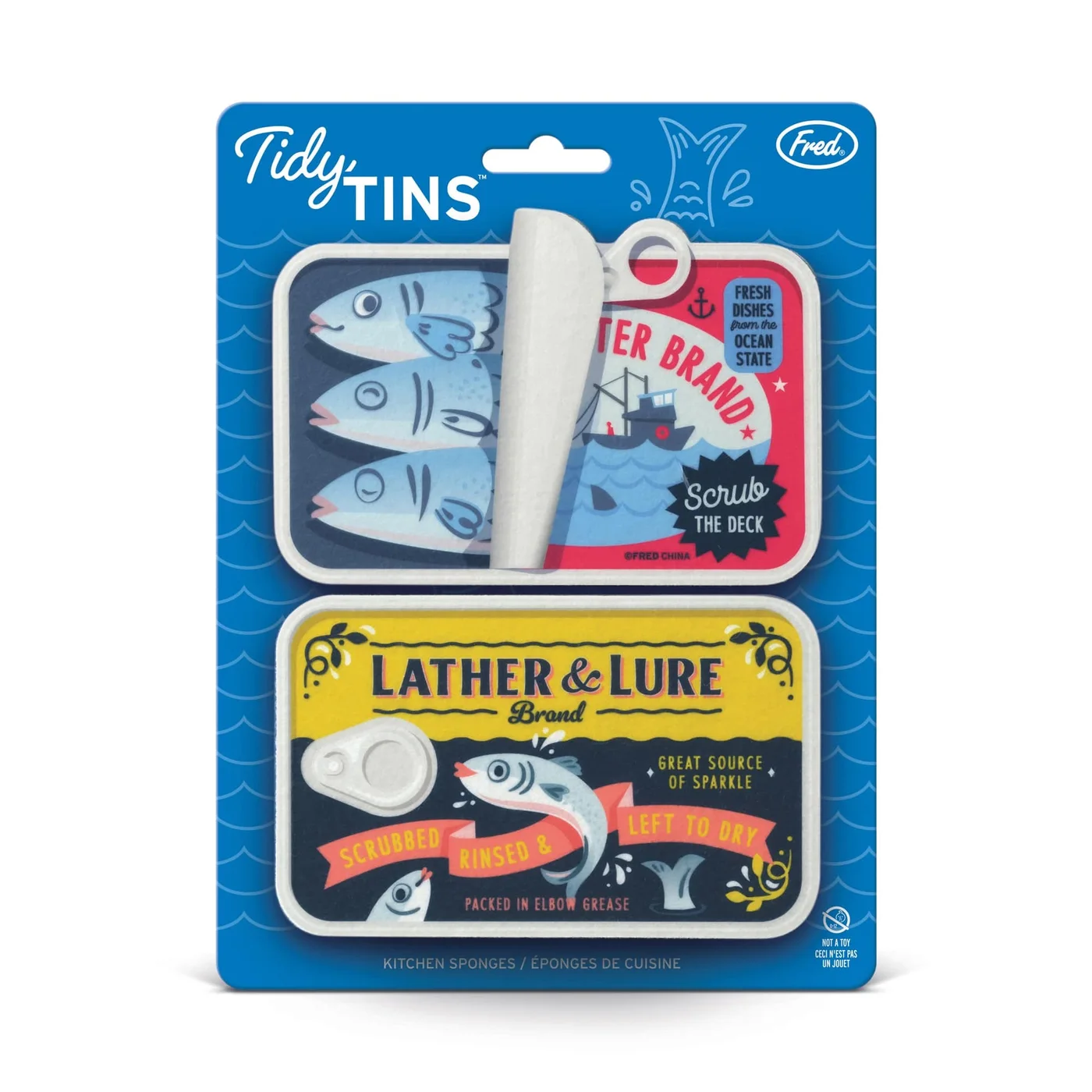 Tidy Tins Sardine Sponges, Set of Two — manufacturer reference view 6
