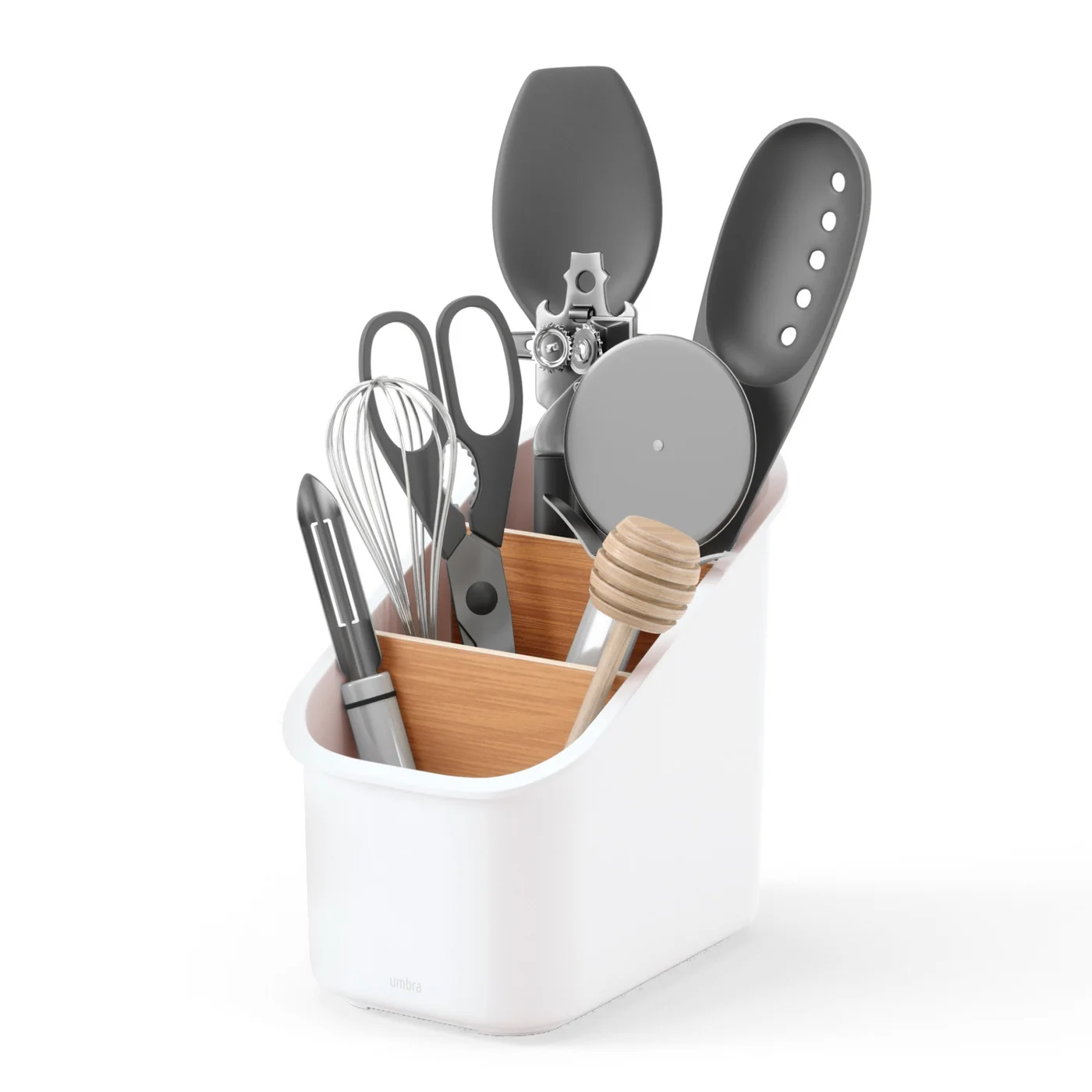 Bellwood Utensil Holder White Natural — manufacturer reference view 1