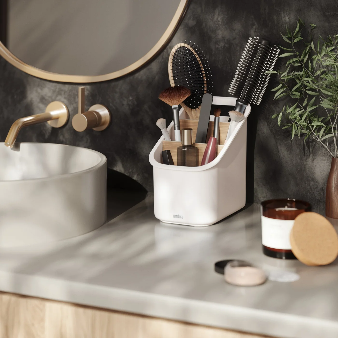 Bellwood Utensil Holder White Natural — manufacturer reference view 3
