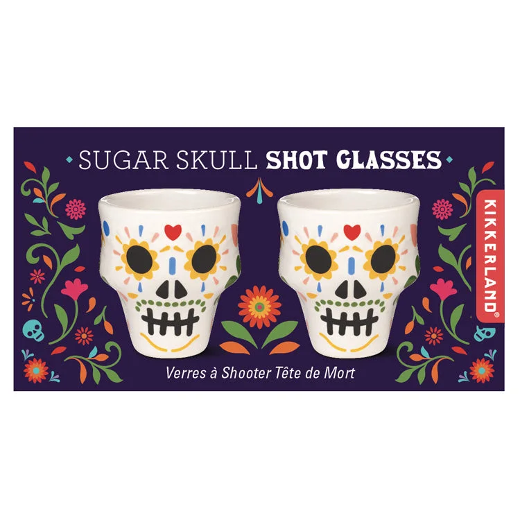 Sugar Skull Shot Glasses Set of Two — manufacturer reference view 3