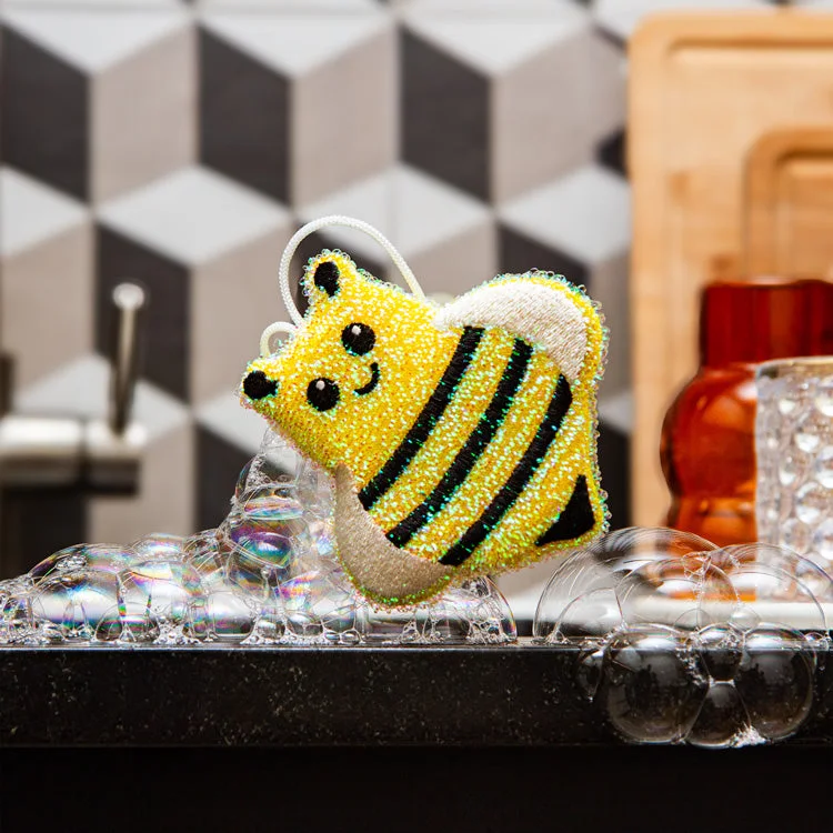 Bee Scrub Sponges, Set of Two — manufacturer reference view 2