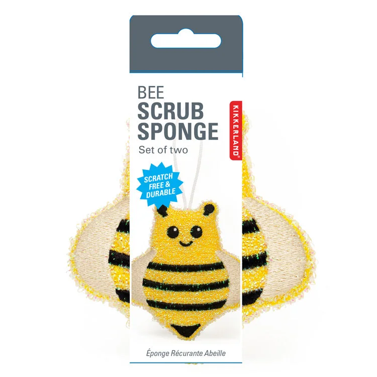 Bee Scrub Sponges, Set of Two — manufacturer reference view 3
