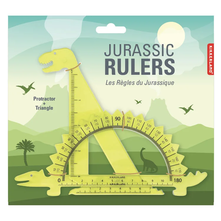 Jurassic Rulers Dinosaur Protractor and Triangle Set — manufacturer reference view 3