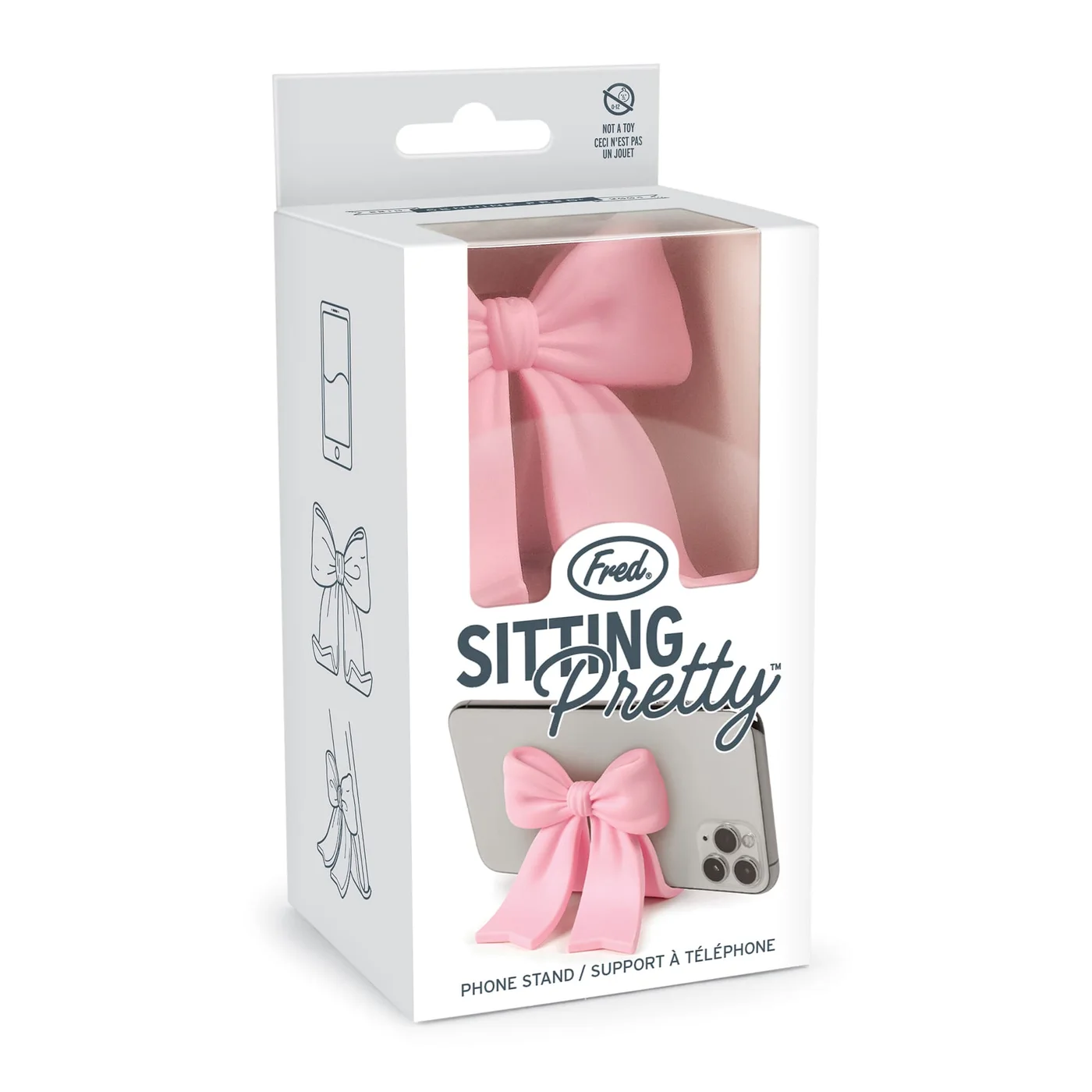 Sitting Pretty Pink Bow Phone Stand — manufacturer reference view 9