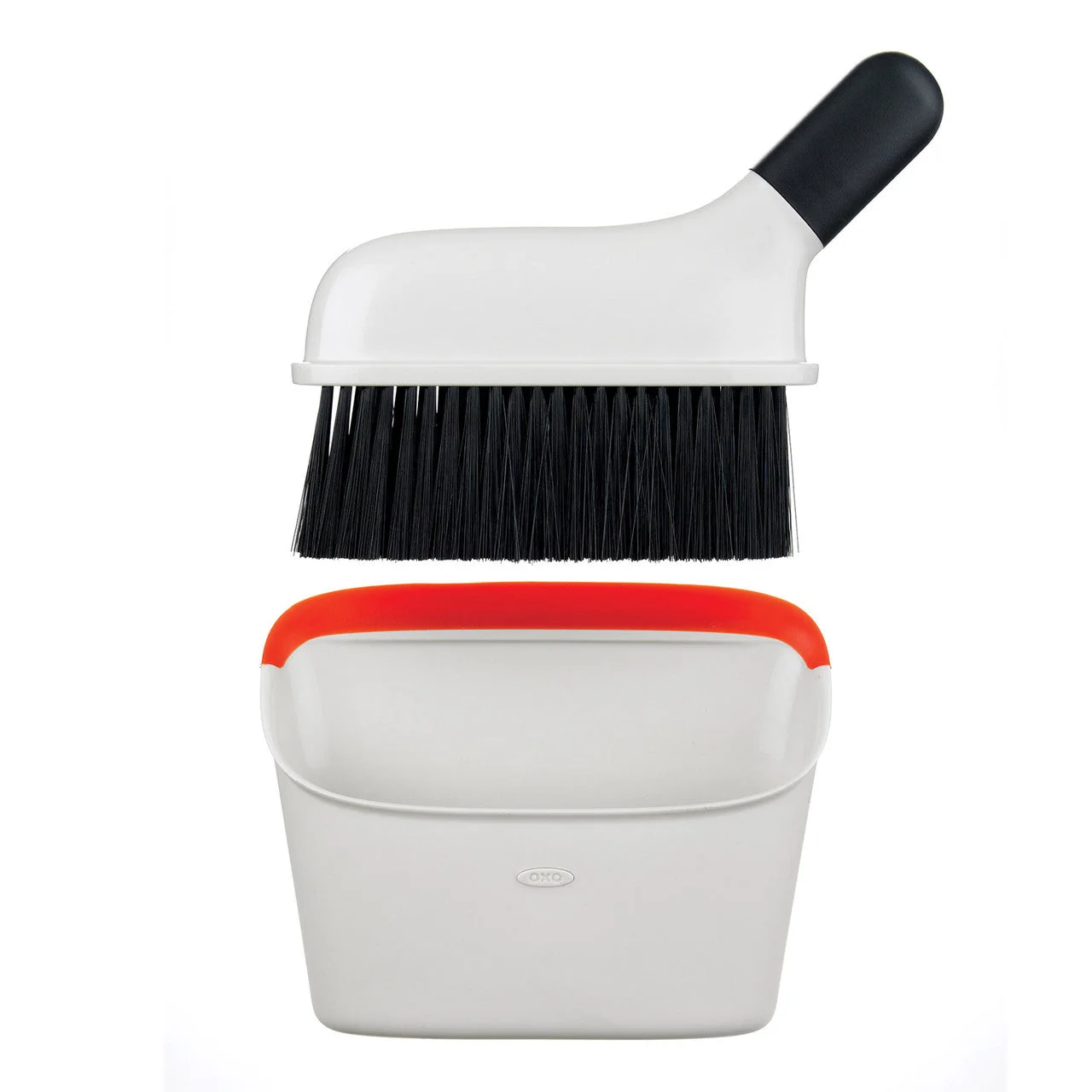 Brush removed from the compact pan, showing the covered storage position.