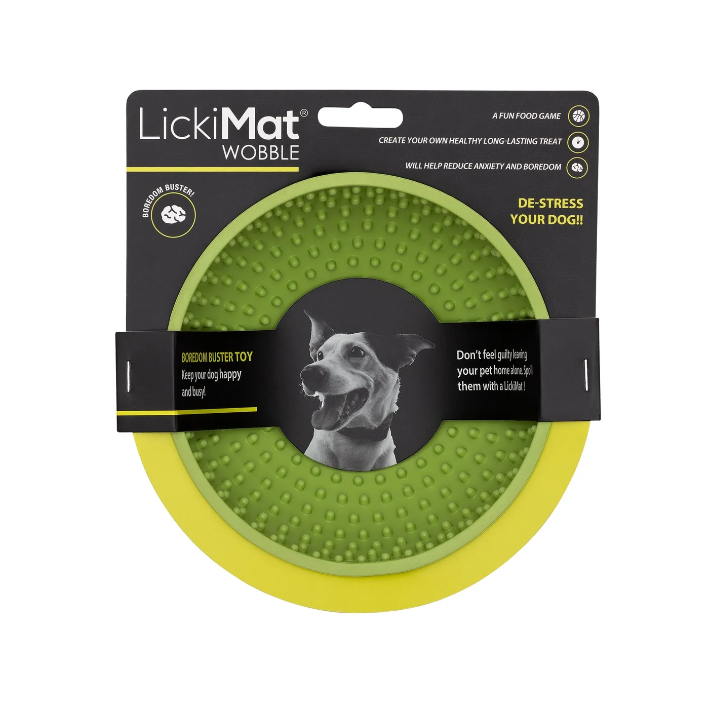 Green Wobble packaging helps identify the model rather than a different LickiMat design.