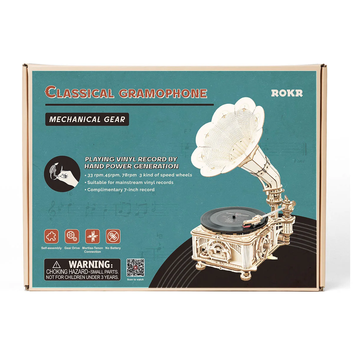 Classic Gramophone kit packaging; confirm LKB01 versus LKB01D.