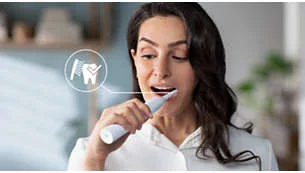 Manufacturer brushing demonstration, not a FINDWEAVE clinical test.