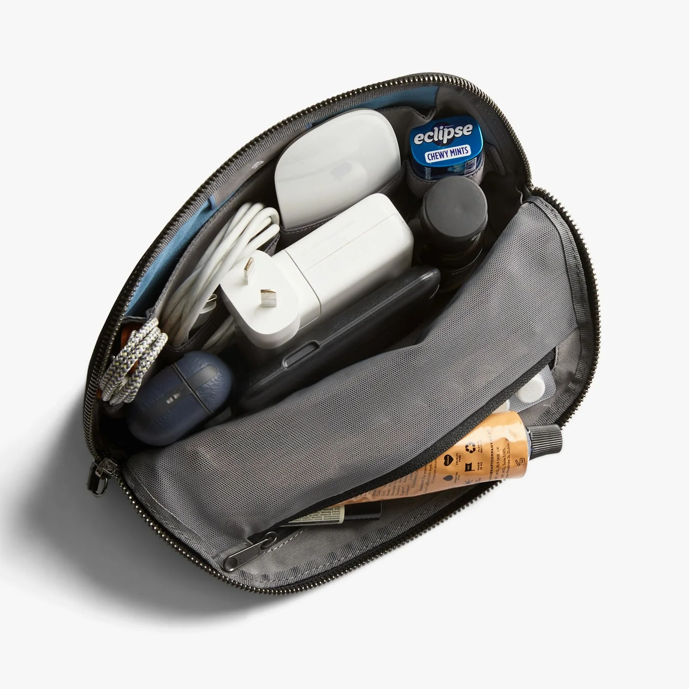 Manufacturer loading example, not a guaranteed fit for every charger.