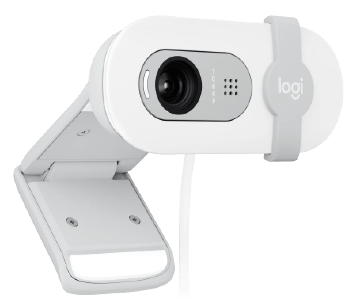 Camera and mounting clip viewed from the other side.