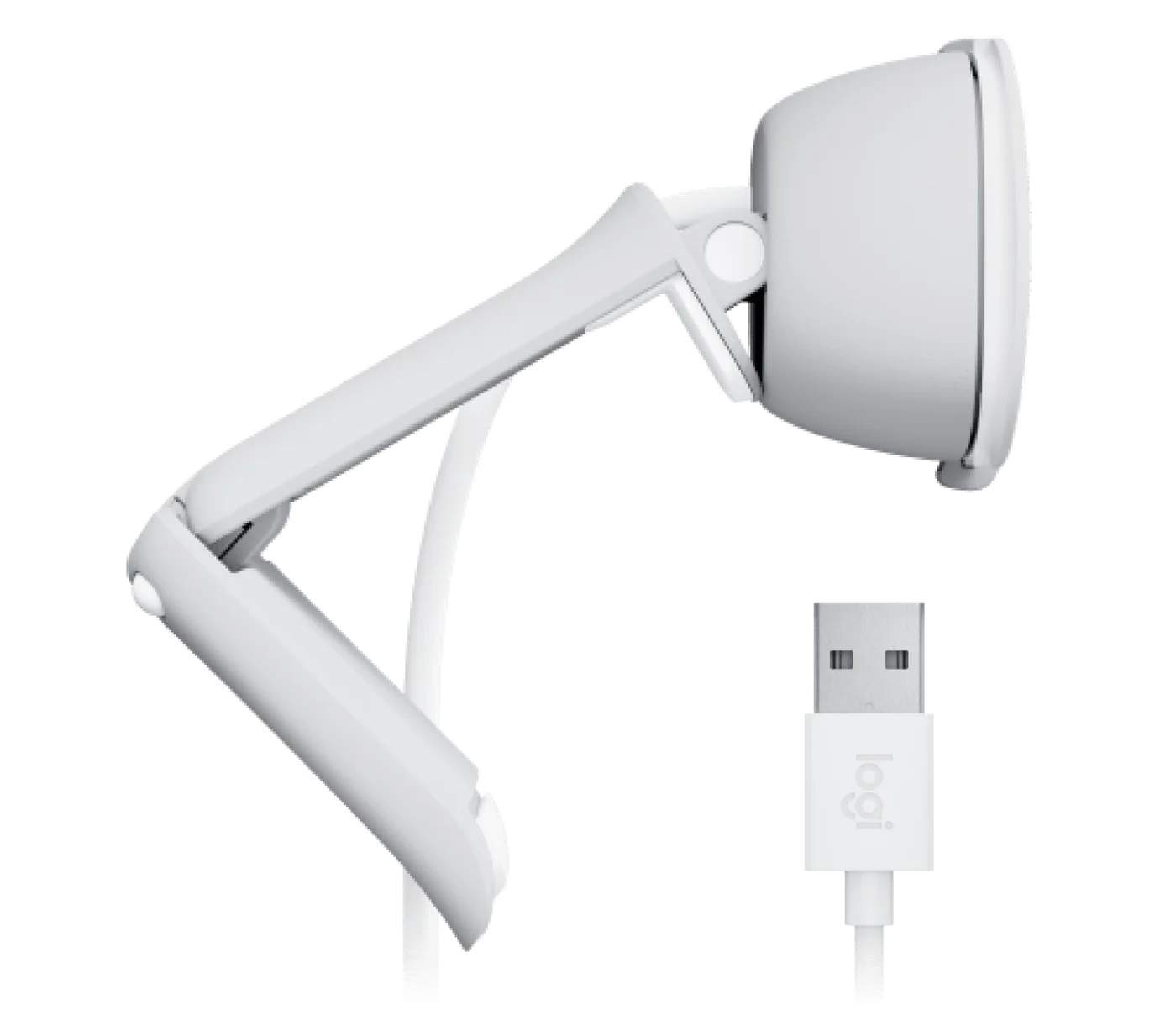 Mounting clip and USB-A connection.