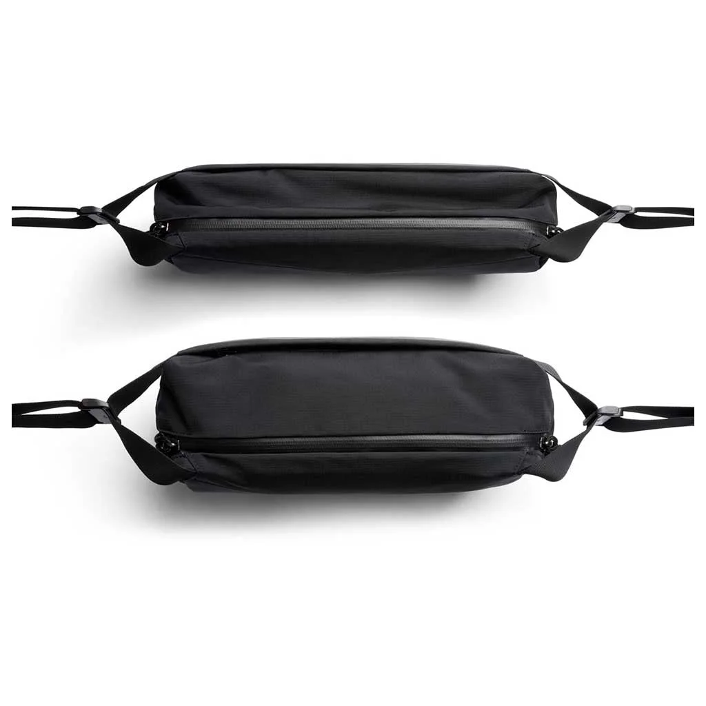 The expansion gusset in two loading positions.