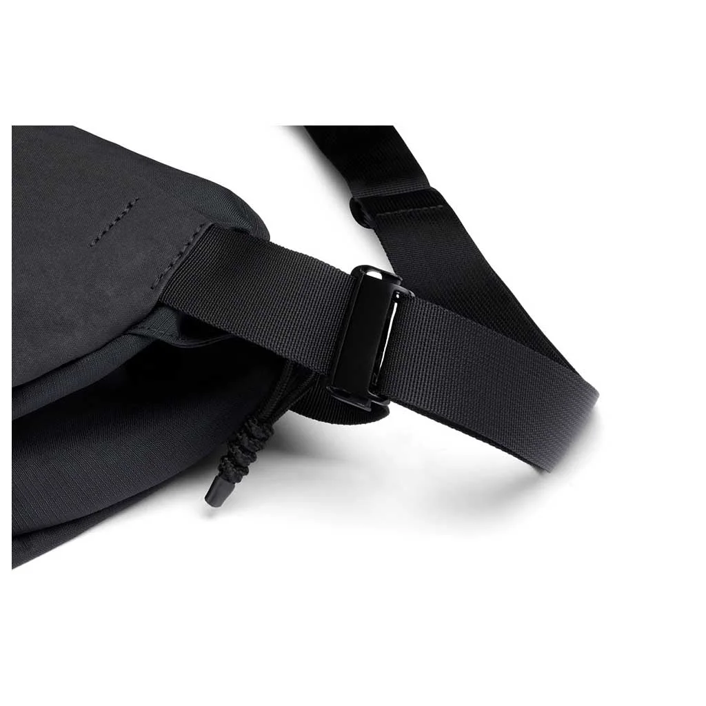 Strap attachment and buckle detail.