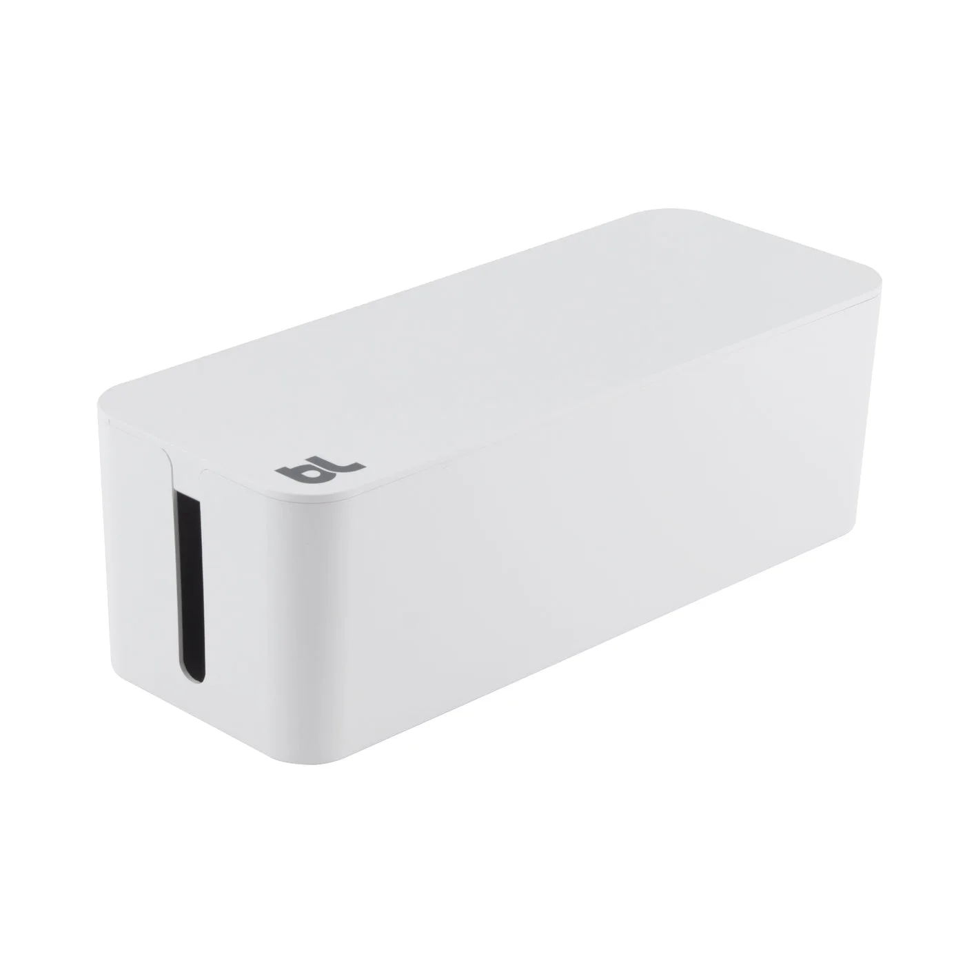 Full-size white CableBox, matching the linked CB01WH finish.