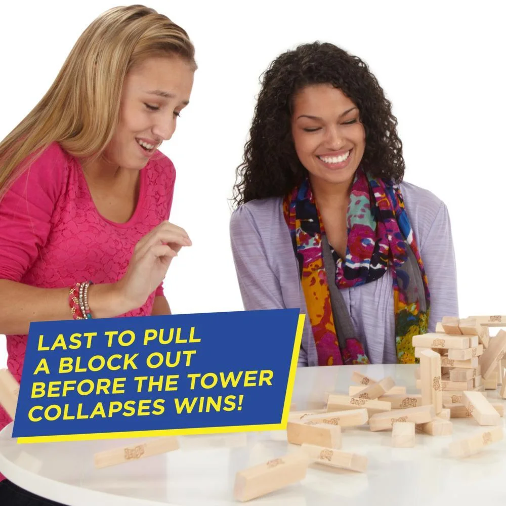 Manufacturer scene showing the falling tower and shared result.