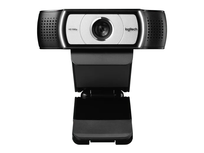 C930e front view with the lens uncovered.