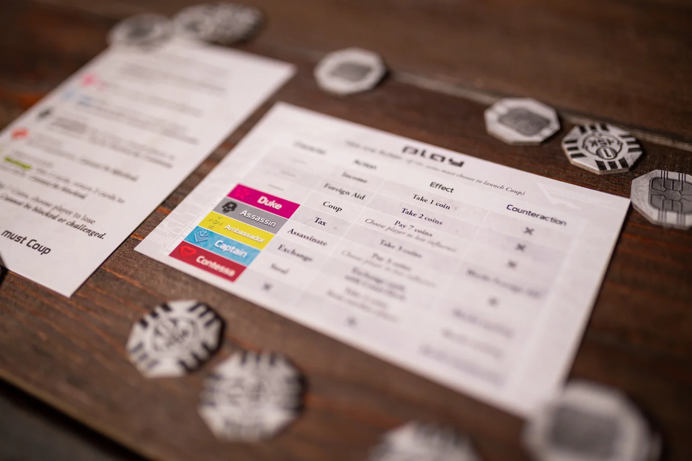 Reference cards keep the available actions visible.