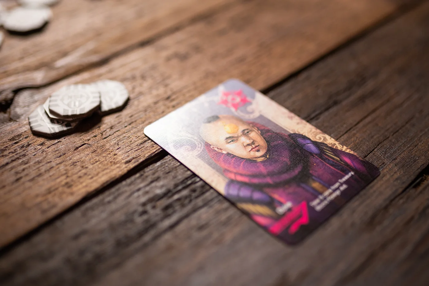 Character artwork close up; each role changes the claims players can make.