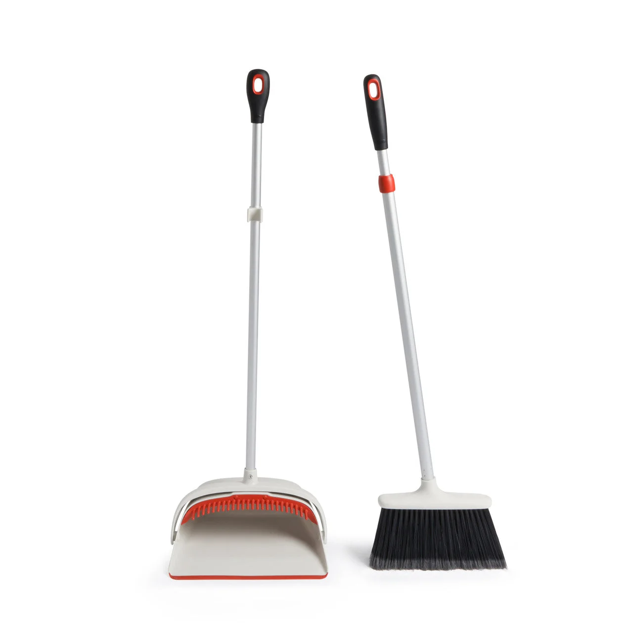 Large Sweep Set pairs an extendable full-width broom with a standing dustpan.