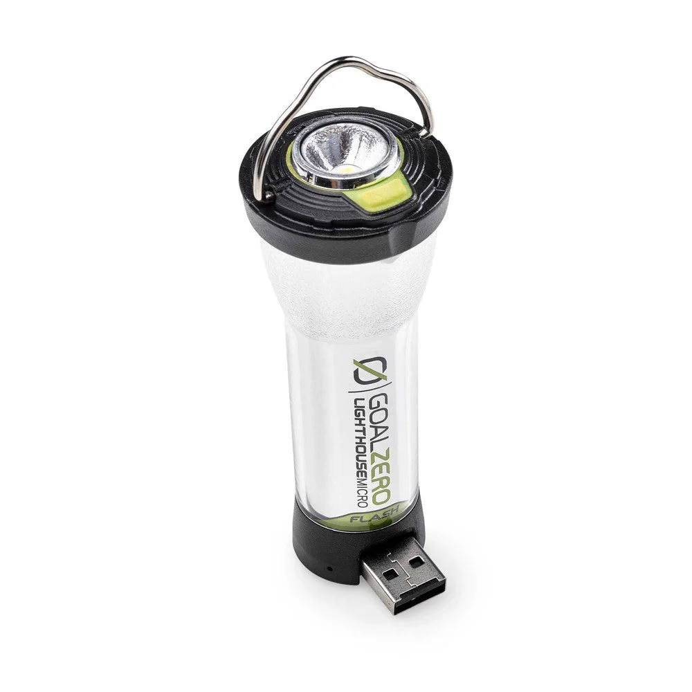 The integrated USB charging plug extended.