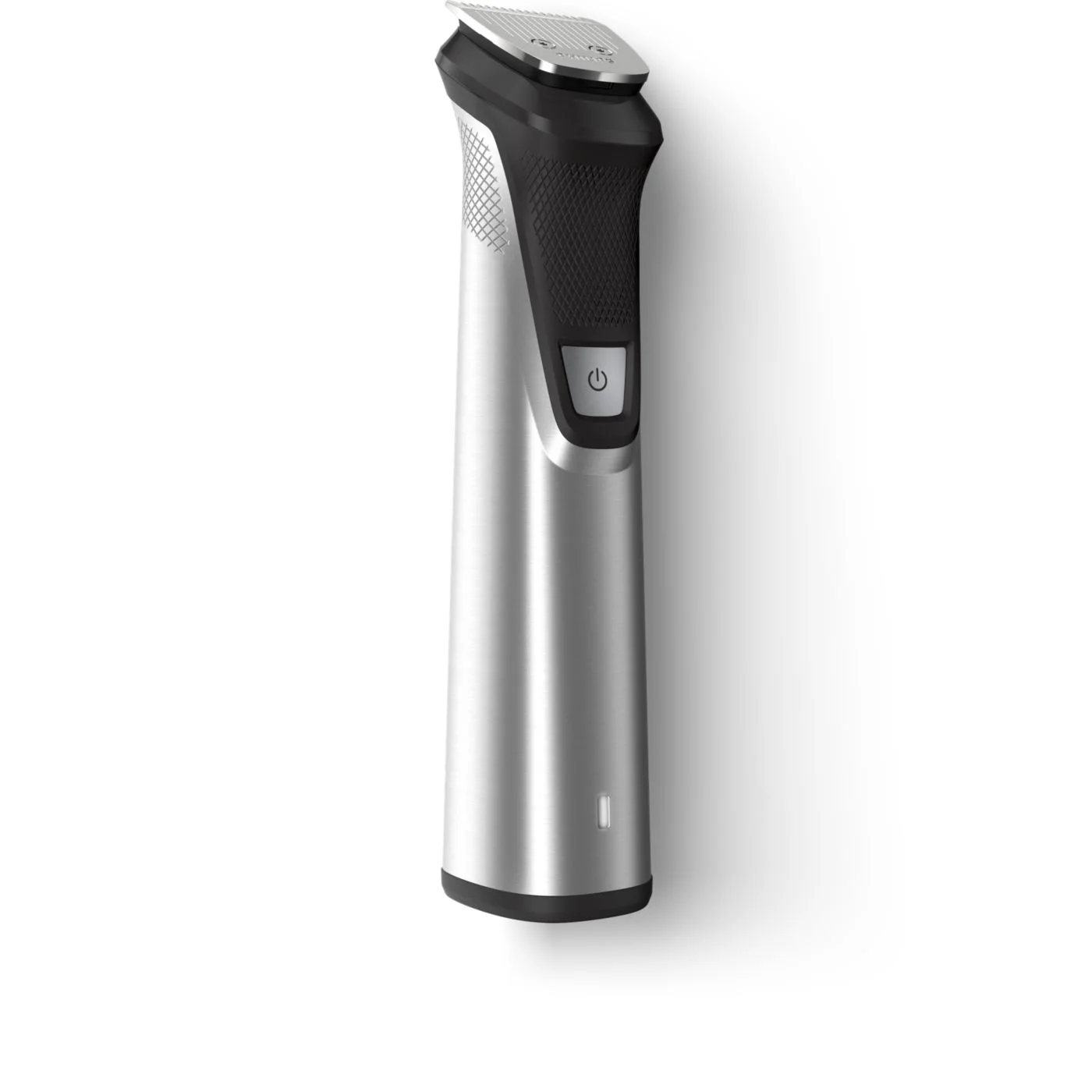 Angled handle view shows the grip and control placement.
