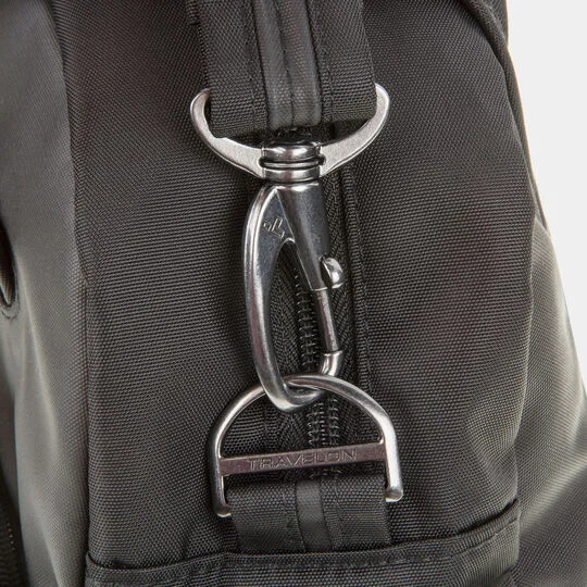 Strap attachment and lock-down hardware detail