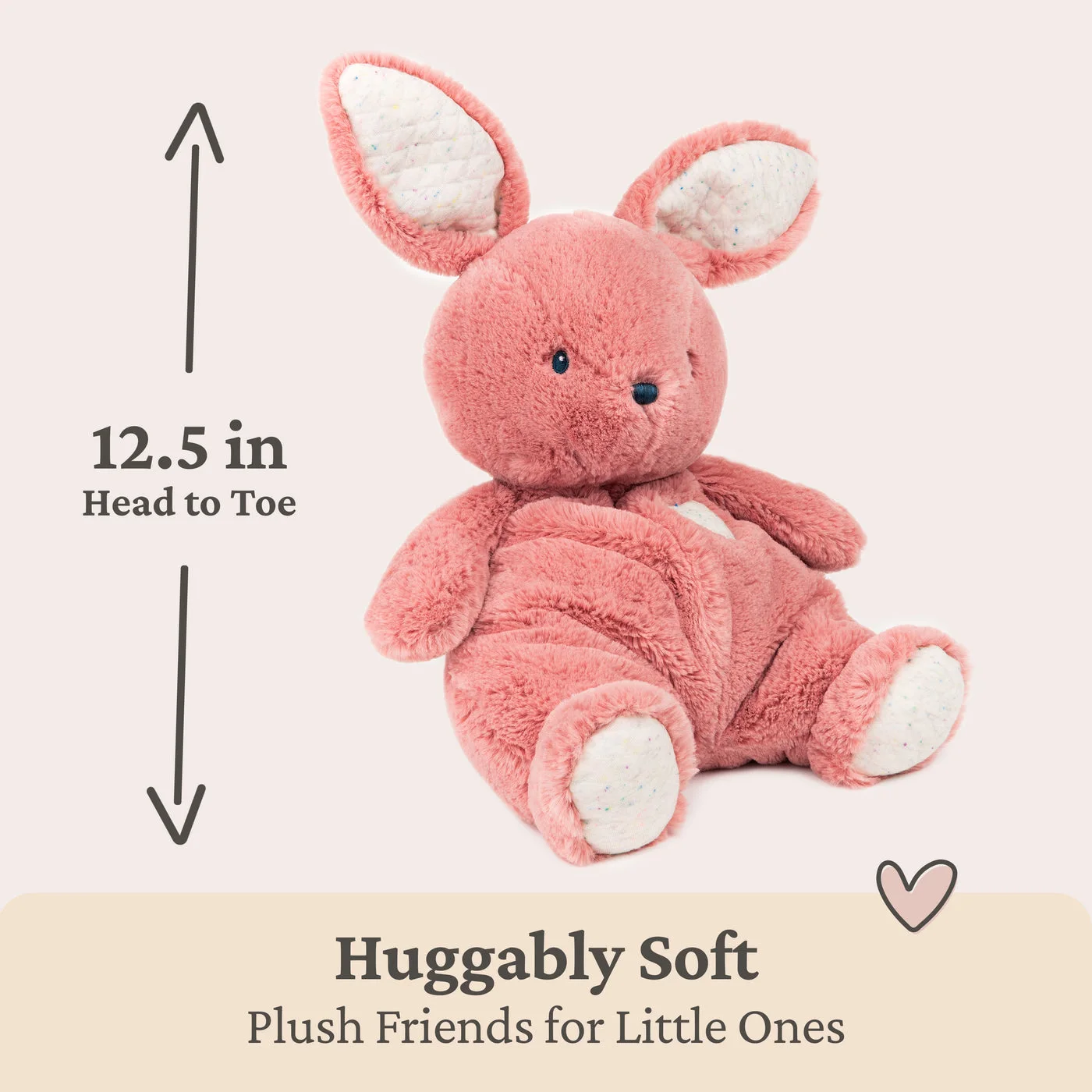 Maker diagram shows the 12.5-inch head-to-toe size.