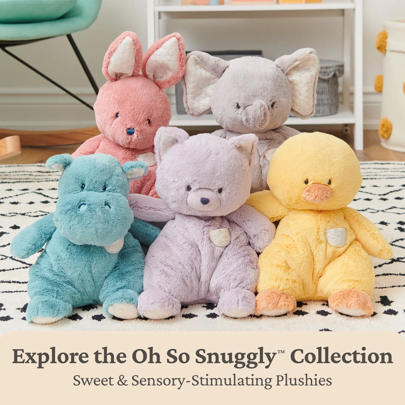 Collection scene includes the selected pink bunny; other animals are not included.
