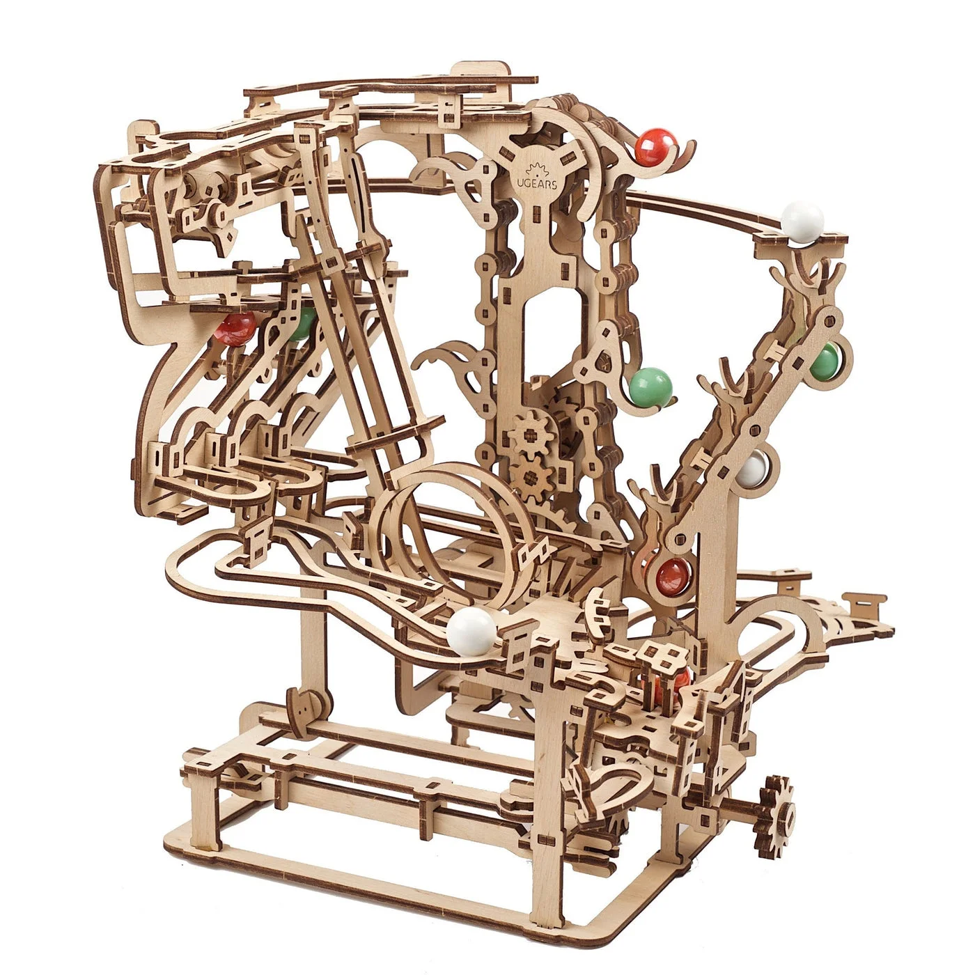 Completed Chain Hoist reference with vertical chain elevator and branching tracks.