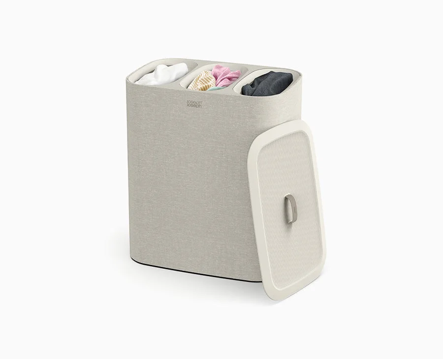 Ecru Tota Trio 50021 with three openings and a removable lid.