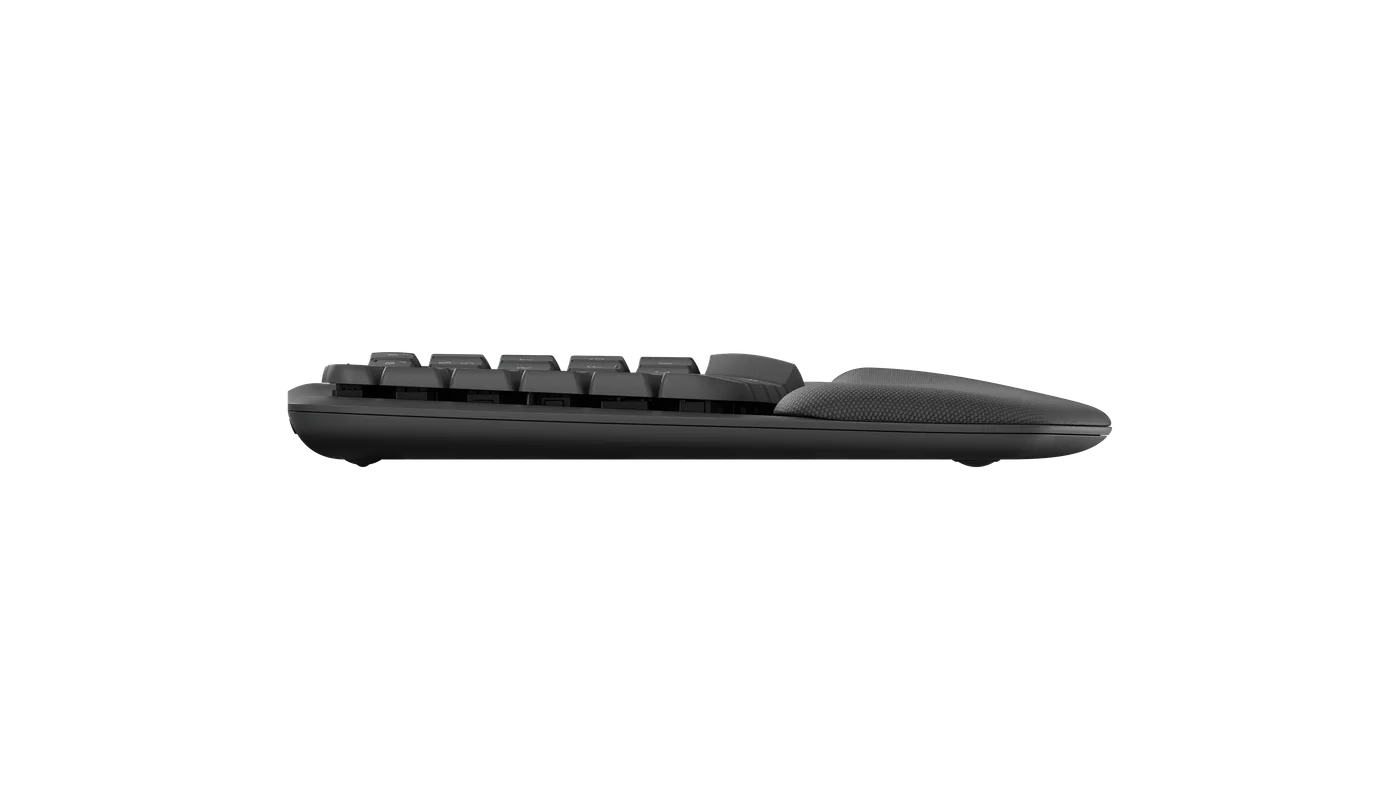 Side profile with the tilt feet folded.