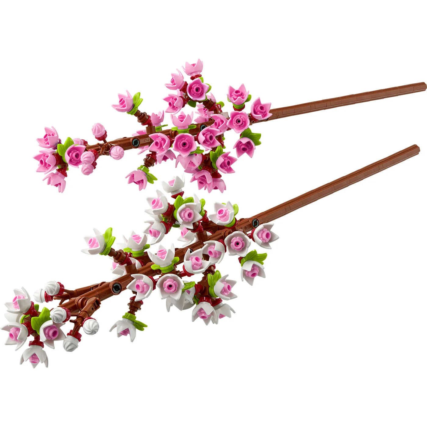 The two cherry blossom branches built from set 40725.