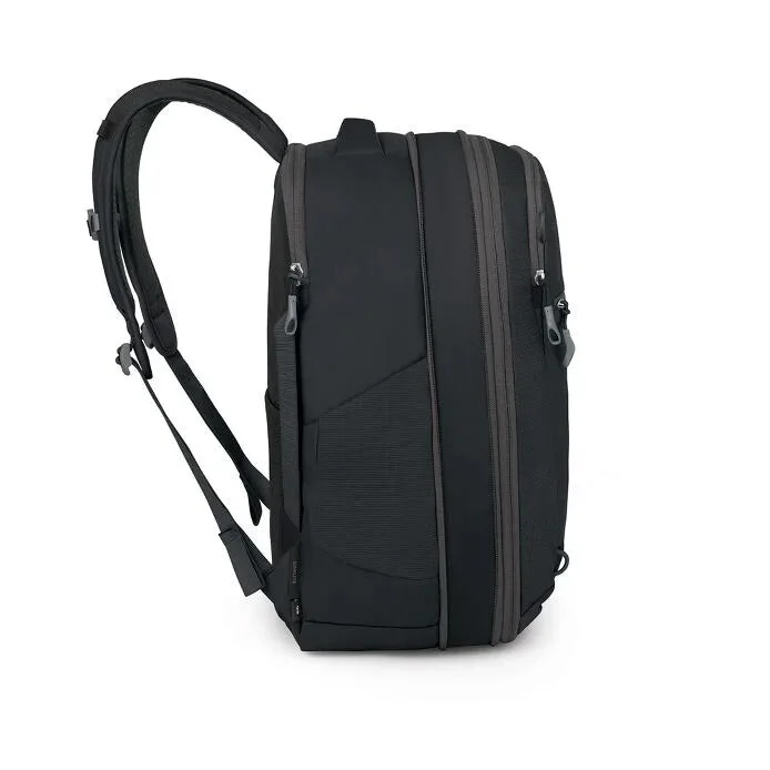 Rear angle shows the AirScape backpanel and padded shoulder straps.