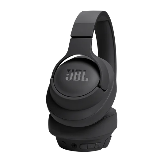 Physical button placement on the earcup edge.