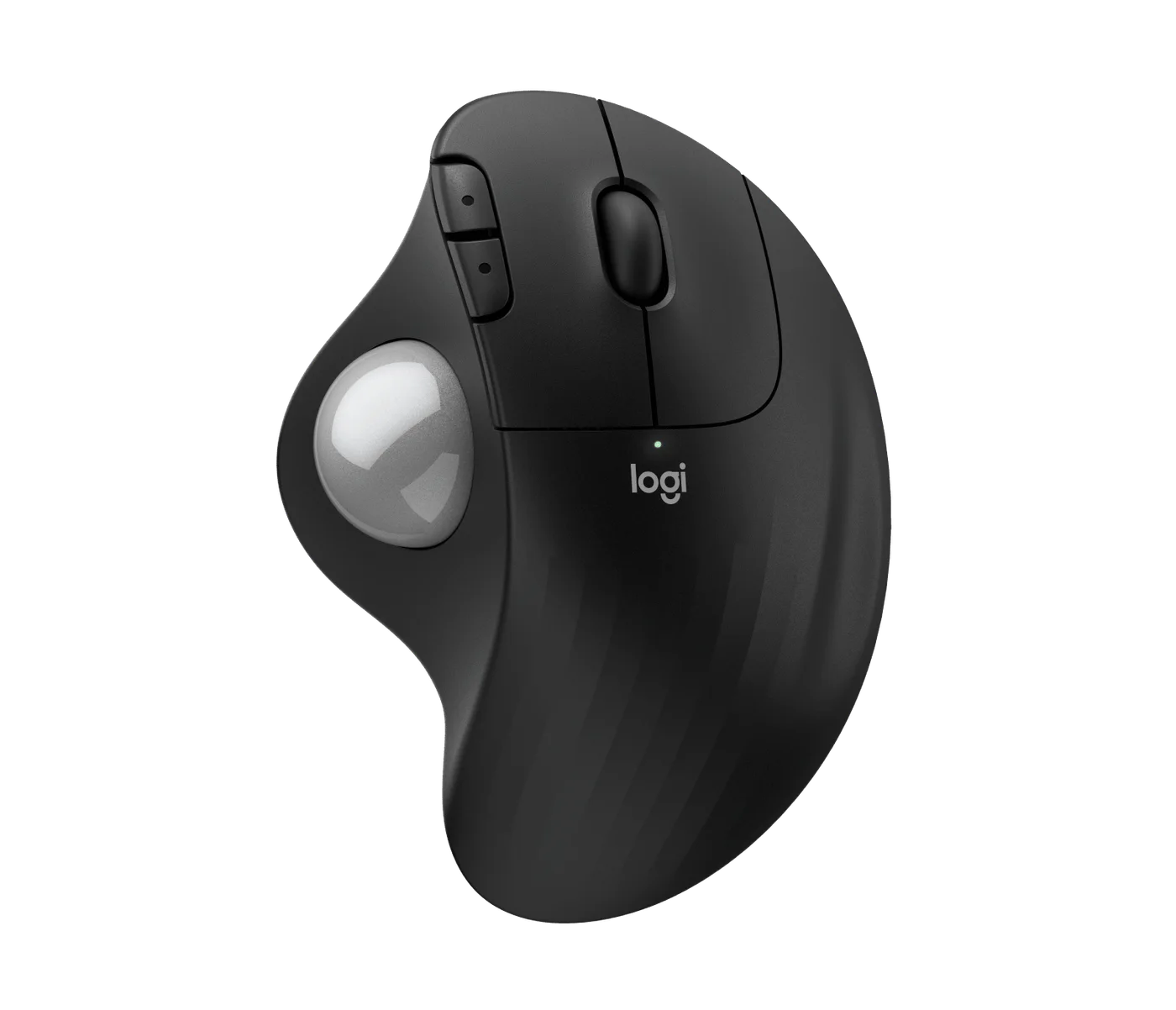 Black ERGO M575S with the selected silver ball, not the blue-ball variant.