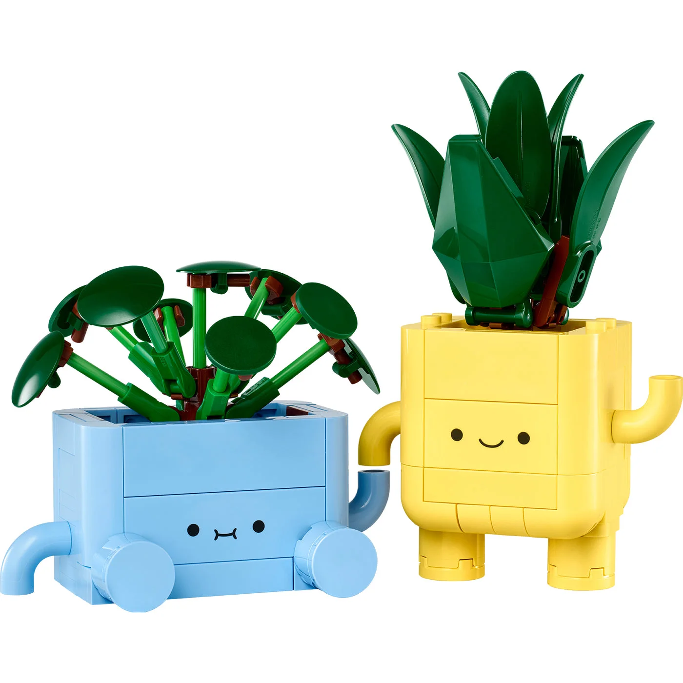 Both Happy Plants 10349 models assembled together