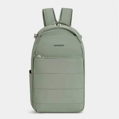 Travelon Roam convertible backpack/sling in the linked Moss colour.