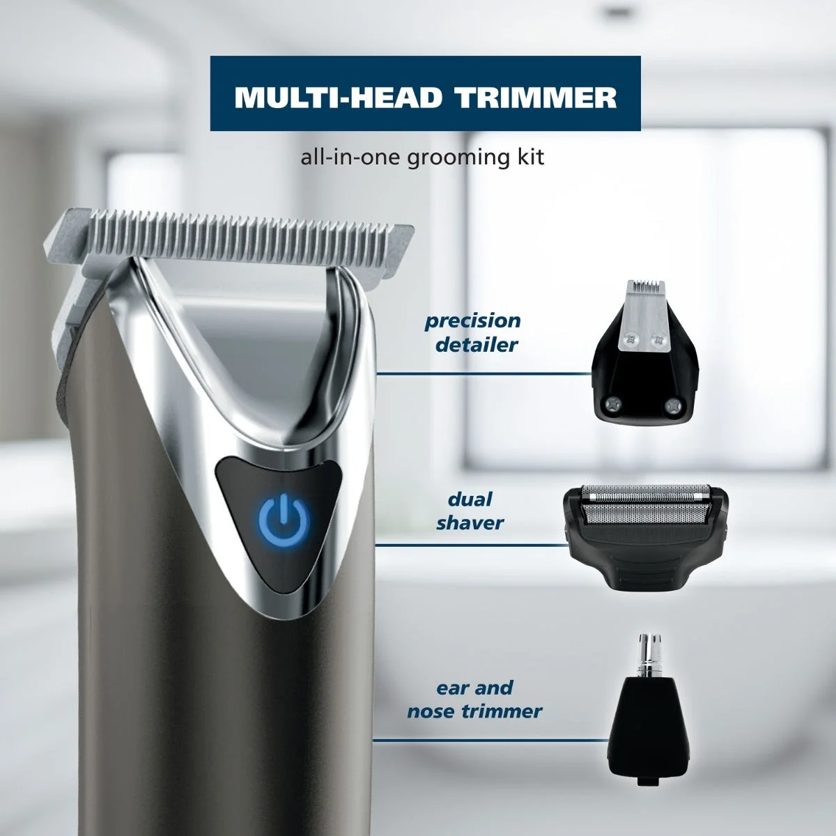 Maker diagram identifies the different heads and their grooming roles.