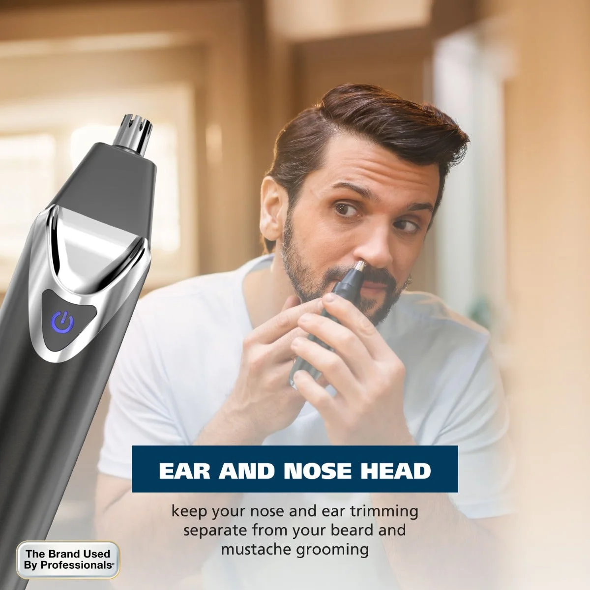 Ear-and-nose attachment reference image; follow supplied use instructions.